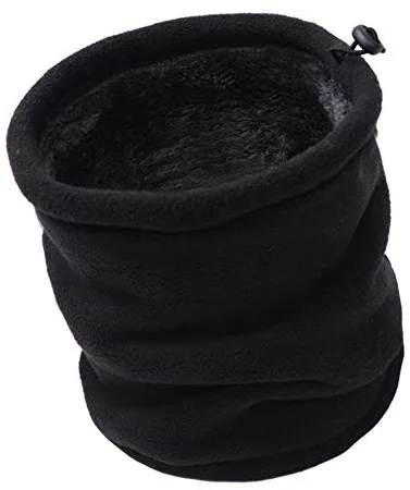 JOGVELO Braga para Cuello Lana Invierno Térmico Calentador Tubular Cuello para Esquí Moto Ciclismo Snowbard Running Hombre Mujer (Negro)