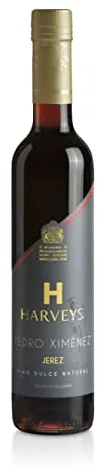 HARVEYS PEDRO XIMÉNEZ - Vino de Jerez, Vino Dulce Natural con 15,% Volumen de Alcohol - Botella 50 cl
