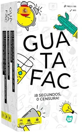 ATM Gaming Guatafac – Juegos de Mesa Adultos - Juego de Cartas Divertido para Fiestas y Previas - Más de 1 Millón de Jugadores - Español