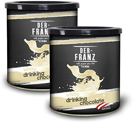 Der-Franz - Chocolate blanco a la taza, 2 x 500 g