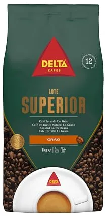 Delta Cafés Lote Superior - Café en Grano - Cuerpo y Sabor Duradero - Sutil Acidez y Aroma Energético - 1 Kg
