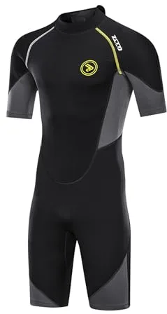 ZCCO Trajes de Neopreno Premium para Hombre, 1,5/3 mm, para Pesca submarina, Snorkel, Surf, piragüismo, Buceo (L, 1.5mm)