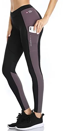 Santic Pantalon Ciclismo Mujer Culotte 7/8 Bicicleta Largo Badana Acolchado Las Medias Transpirables Antideslizante M