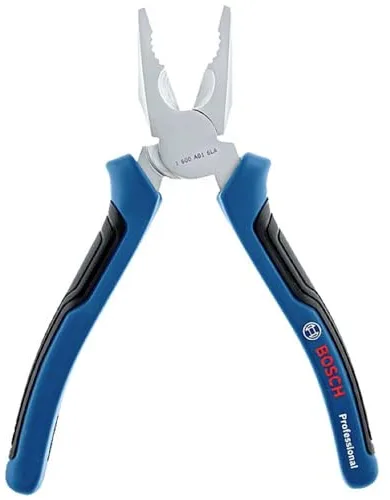 Bosch Professional alicate universal de 180 mm (acero al cromo-vanadio, superficie de agarre engomada)