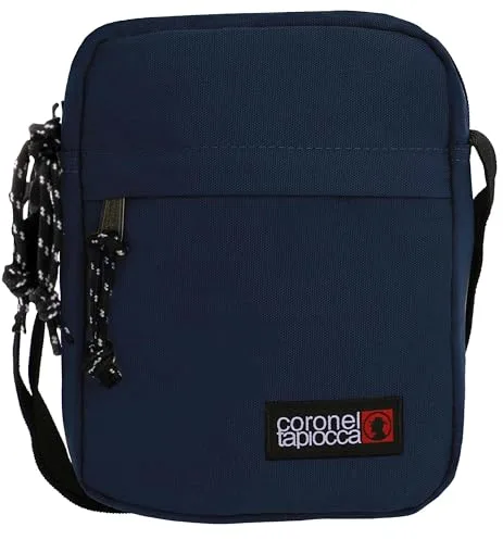 Coronel Tapioca - Bandoleras Hombre - Bolso Hombre - Bolso hombre bandolera - Bolso Bandolera hombre - Bandolera piel hombre para uso diario, casual, viaje o negocios