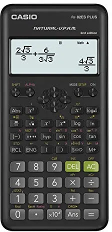 Casio FX-82ES Plus-2 - Calculadora científica, 252 Funciones, 11 x 77 x 162 mm Negro