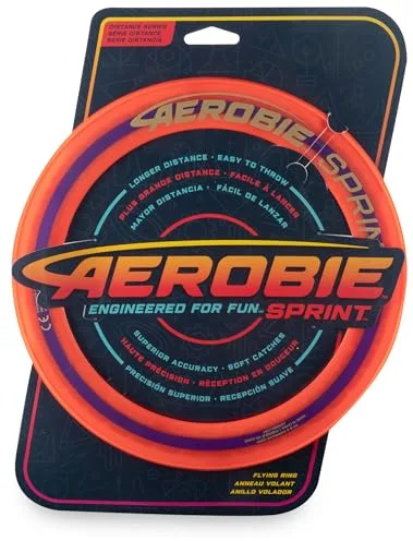 Aerobie Sprint anillo volador de 25,4 cm de diámetro naranja