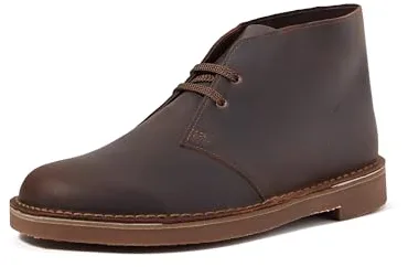 Clarks 261535327 Hombre Botas modelo Chukka, Lea Marrón Oscuro, 42 EU
