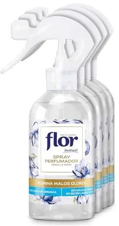 Flor Instant Perfume para la ropa, fragancia azul - pack de 4