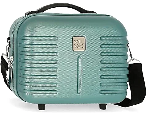 ROLL ROAD India, Neceser ABS Adaptable Adultos Unisex, Turquesa, 29x21x15 Cm
