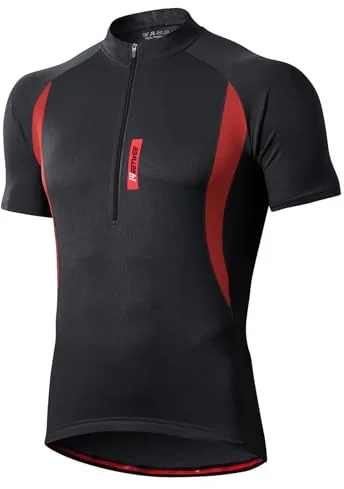 MEETWEE Maillot Ciclismo Hombre, Bicicleta De para Jersey Manga Corta Cómodo Respirable Secado Rápido