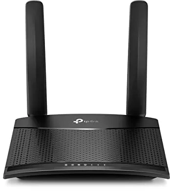 TP-Link TL-MR100, 4G LTE Router (Cat 4), 3G/4G Router Speed up to 300Mpbs, MicroSim, Ethernet LAN/WAN Port, Detachable Antenna, Plug&Play