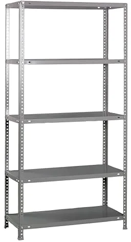 Simon Rack Estanterias Metalicas 1800x800x400 mm, 5 Baldas Metalica, 75 kg de Punto Flexión, Estanterias Almacenaje, Galvanizado - Advantage