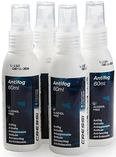 Cressi Anti-Fog 60ml- 4 Pack