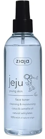 Ziaja Jeju tónico facial, calma e hidrata la piel, 200ml