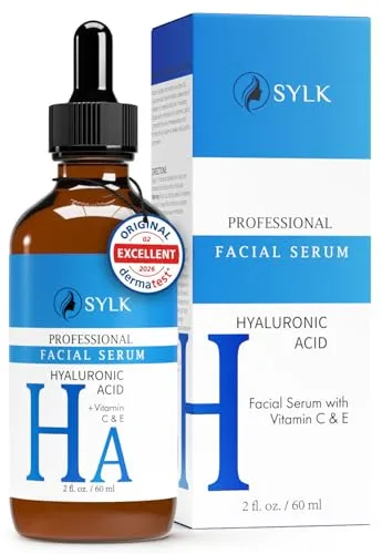 Sérum Facial Ácido Hialurónico + Vitamina C & E para Microneedling | Organico y Vegano | Antiedad, Antiarrugas y Antimanchas | 60 ml