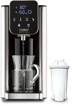 CASO HW 660 - dispensador de agua caliente 2,7L - hervidor de agua electrico - Agua caliente en segundos - temperatura 40°C a 100°C - 7 cantidades de salida - Filtro Antical y Anti Impurezas