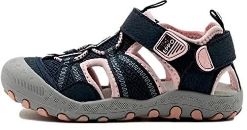 GIOSEPPO MAZATLAN - Sandalias deportivas para Niños y Niñas, Cierre de velcro al tobillo, Puntera reforzada, Color Rosa, 27 EU