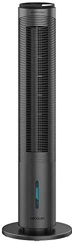 Cecotec Climatizador Evaporativo de Torre EnergySilence 2000 Cool Tower Smart. 60 W, Depósito Extraíble de 2 L, 3 Velocidades, 3 Modos con Oscilación, Temporizador, Control Táctil