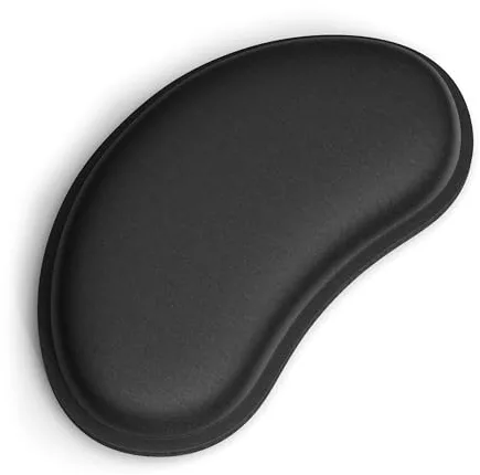 Gomin - Reposamuñecas ergonómicas para ratón, reposamuñecas PC/ordenador, cojín de gel para aliviar la muñeca de espuma con memoria de forma, prevención de tendinitis negro