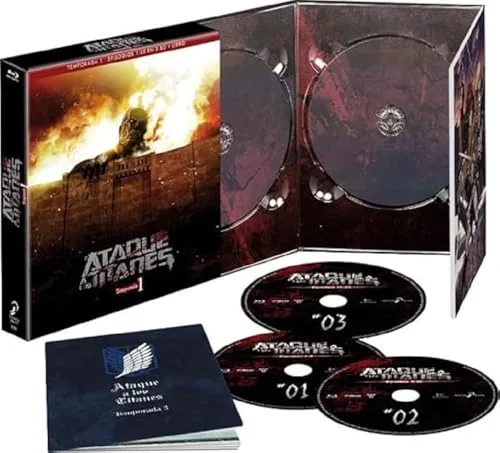 Ataque A Los Titanes Temporada 1 Episodios 1 A 25 Blu-Ray Edición Coleccionista