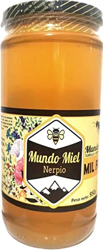 Miel Pura de Abeja. Cruda, natural y Artesanal MIL FLORES 2nda COSECHA SEPTIEMBRE 25. Origen ESPAÑA. Directa del Apicultor. Nerpio, Sierra del Segura - 950gr
