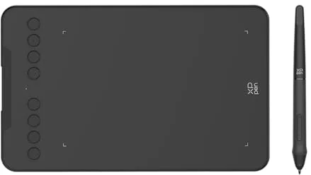 XPPen Deco Mini7 V2 Tableta Gráfica Dibujo Digital Portátil con Lápiz sin Batería (16384 Niveles), Compatible con Windows, Mac OS, Android, Chrome OS