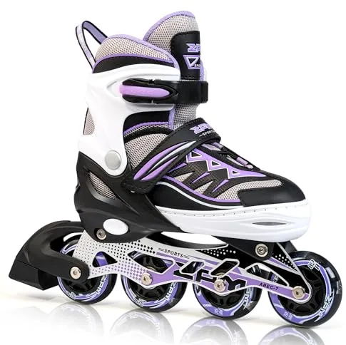 2pm Sports Cytia Regulable Patines en línea para niños y Adolescentes con Ruedas de PU 82A, patins para niños y niñas