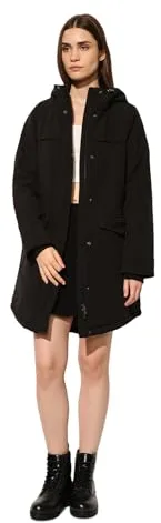 ONLY Chaqueta de plumón para mujer ONLMAASTRICHT, Negro, L