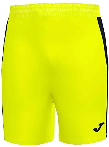Joma Maxi Pantalon equipaciones, Hombre, Amarillo Flúor-Negro, L