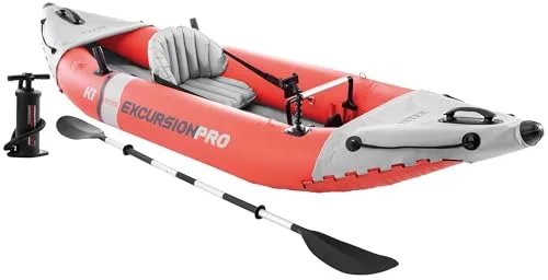 Intex Kayak Hinchable Excursion Pro Remo + hinchador