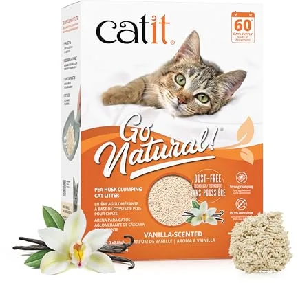 Catit Go Natural! Arena Guisantes, Aroma Vainilla 5.6 kg