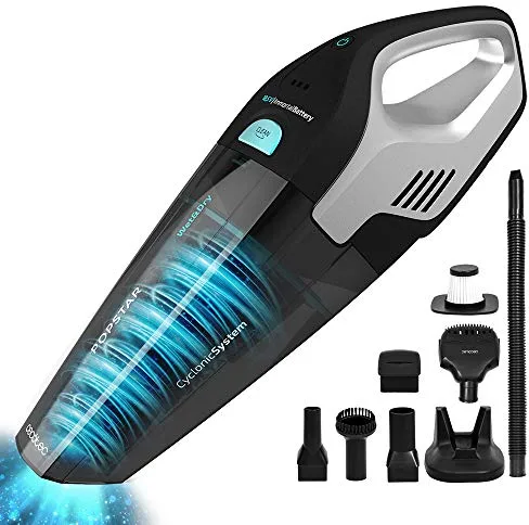 Cecotec Aspirador de Mano sin Cables Conga Popstar Micro 18,5V Animal Hand. 110W, Tecnología ciclónica sin Bolsas, Sólidos y Líquidos, Depósito 500 ml, Batería de Ion-Litio, Accesorio Mascotas