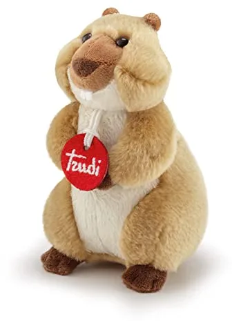 Trudi Trudino Marmota Peluche Park Collection Peluche. Animales del Bosque | 10x16x11cm Medida XS | Colección Parque Stelvio | Modelo 51311