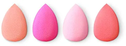 KIKO Milano Mini Precision Blender Kit | Miniesponjas para bases de maquillaje y correctores, 4 unidades