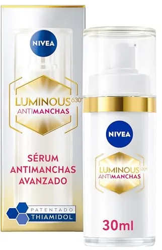 NIVEA Cellular Luminous630 - Sérum Antimanchas Tratamiento Avanzado - Sérum Facial con Ácido Hialurónico y Thiamidol Despigmentante - Tono Uniforme de la Piel - Hidratación - Todo Tipo de Piel - 30 ml