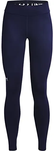 Under Armour Leggings para Mujer Coldgear Authentics Authentics, Midnight Navy (410)/White, XS
