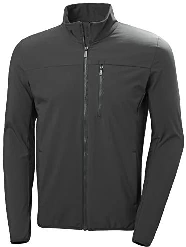 Helly Hansen Hombres Chaqueta Crew Softshell 2.0, Ébano, L