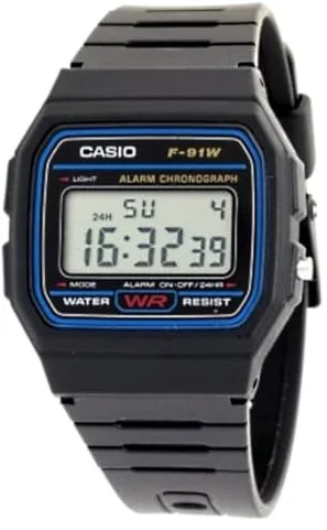 Casio Digital F-91W-1YEG