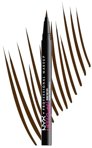 NYX Professional Makeup Lift & Snatch! Lápiz de Cejas de Larga Duración 16H, A prueba de borrones, No transfiere, Tono Espresso