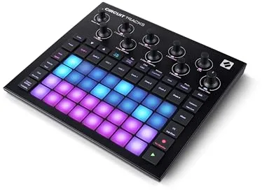 Novation Circuit Tracks de Novation: secuenciador Groovebox con pistas de sintetizador, percusión y MIDI para crear música electrónica.