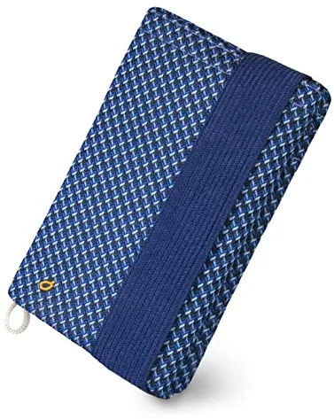 GUGGIARI® Tarjetero para Tarjetas de Crédito - Mini Cartera Anti RFID para Hombre - Billetera Ligera y Compacta - Billetes, Tarjetas, Llaves estarán Seguras en la Cartera Antirrobo(Blue)