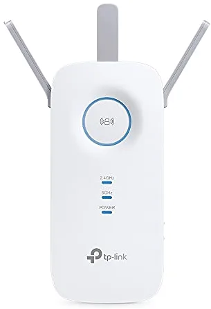 TP-Link RE550 - Mesh AC1900 Repeater, dual band WiFi, 1300Mbps/in 5GHz + 600Mbps/in 2.4GHz, WiFi amplifier, APP control, compatible with all WiFi devices, Cranberry