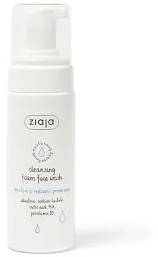 Ziaja Limpiador Facial en Espuma para Pieles Sensibles y Propensas Al Enrojecimiento 150ml