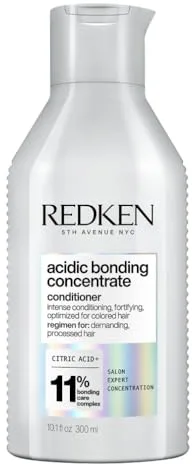 Redken | Acondicionador Sin Sulfatos para Fortalecer todo tipo de Cabellos, Acidic Bonding Concentrate, 300 ml
