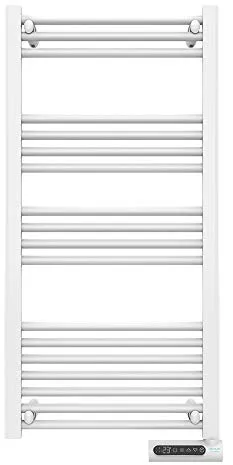 Cecotec Radiador Toallero Eléctrico Bajo Consumo Ready Warm 9200 Smart Towel White. 750 W, Pantalla LED, Control táctil, Temporizador, 3 Modos, Sistemas de Seguridad
