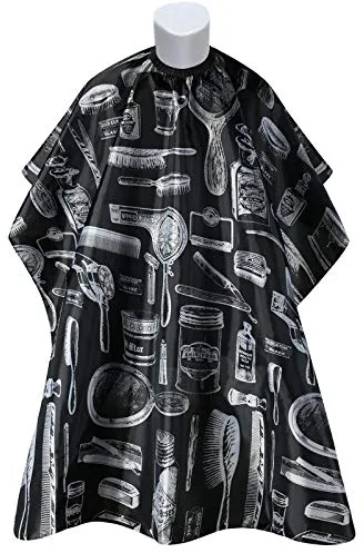 URAQT Capa Ajustable de Peluqueria Profesional del Salon, para Peinado, Cortes y Colores, 120 x 140cm