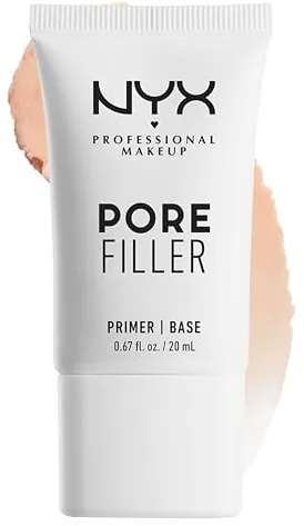 NYX Professional Makeup Prebase de maquillaje Pore Filler Primer, Minimiza poros y unifica la piel, Enriquecido con vitamina E, Fórmula vegana, 20 ml