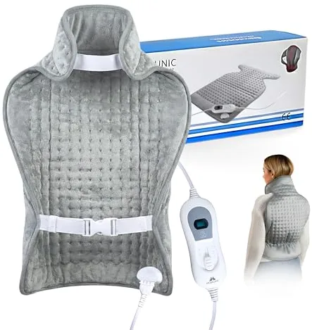 Mobiclinic, Almohadilla eléctrica, Dorsal y cervical, 62x43, Muy bajo consumo, 100w, Térmica, 3 niveles de calor, Apagado automático, Lavable, Para espalda, Esterilla