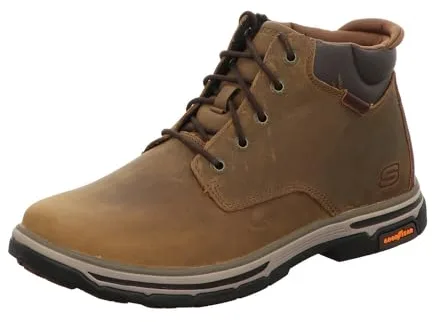 Skechers SEGMENT 2.0 BROGDEN, Botas modelo Chukka para Hombre, Desert Leather, 45 EU